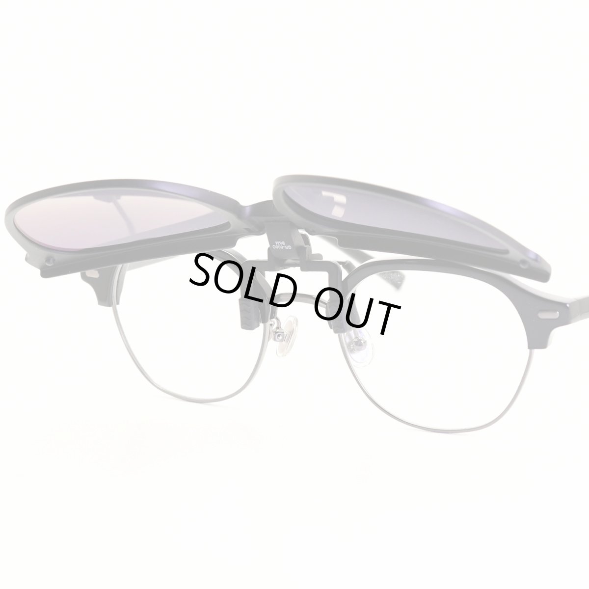 画像6: green glass グリーングラス 折りたたみクリップオンサングラス ブラックマット/偏光グレー (6)