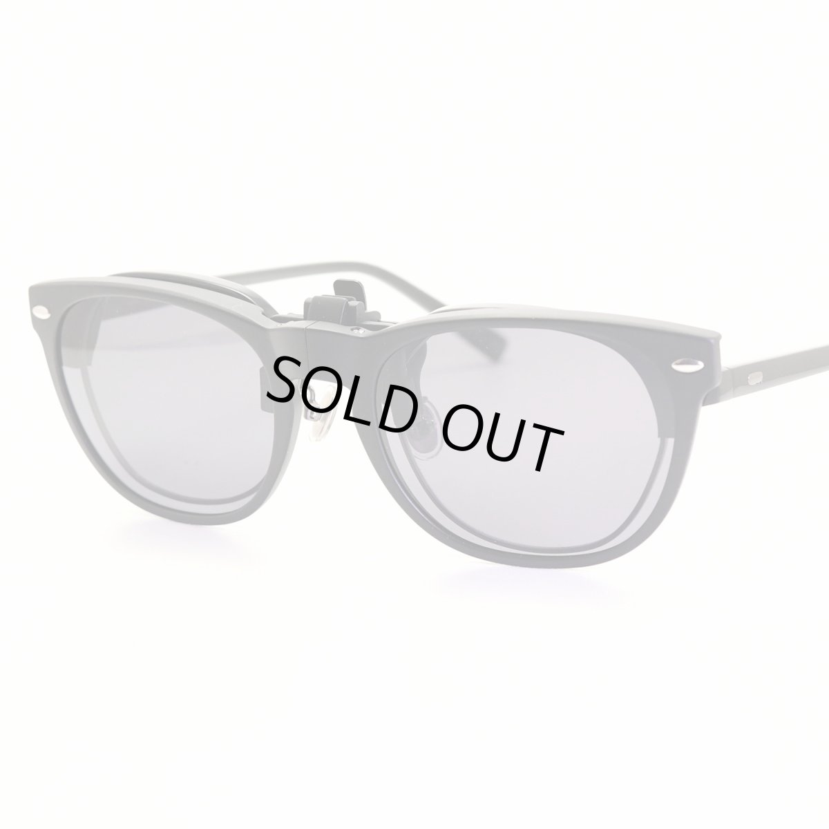 画像7: green glass グリーングラス 折りたたみクリップオンサングラス ブラックマット/偏光グレー (7)