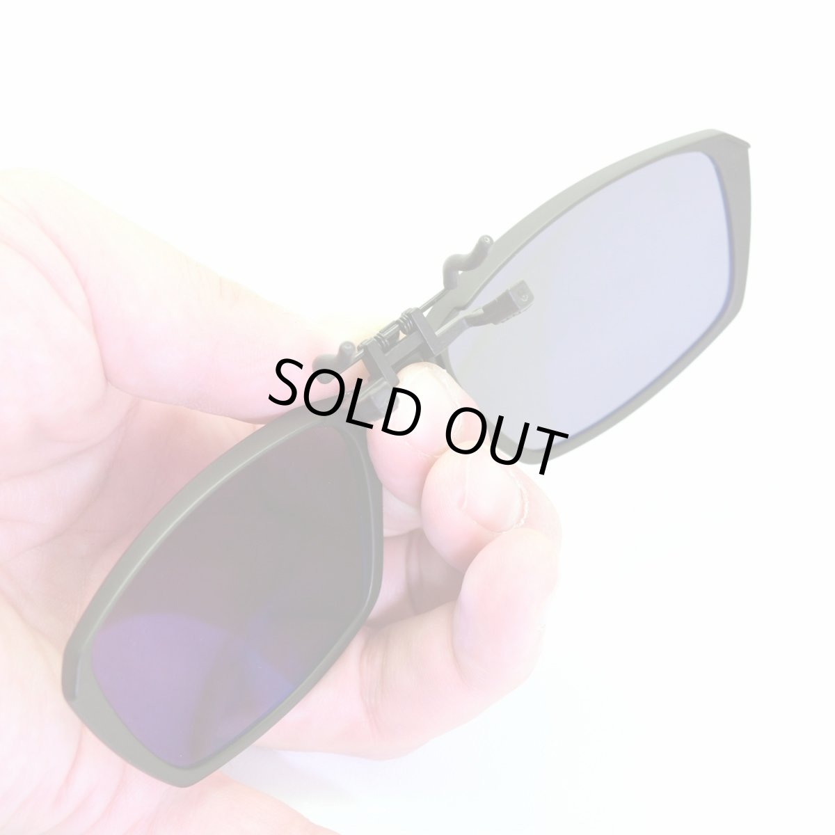 画像3: green glass グリーングラス 折りたたみクリップオンサングラス ブラックマット/偏光グレー (3)