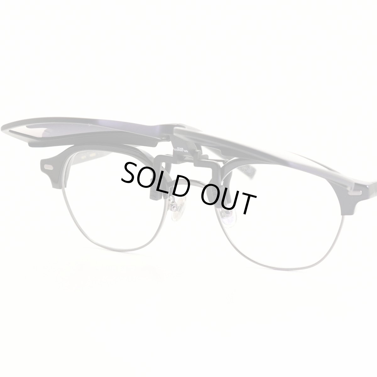 画像6: green glass グリーングラス 折りたたみクリップオンサングラス ブラックマット/偏光グレー (6)