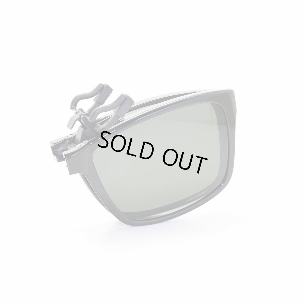 画像2: green glass グリーングラス 折りたたみクリップオンサングラス ブラックシャイニー/偏光グレー (2)