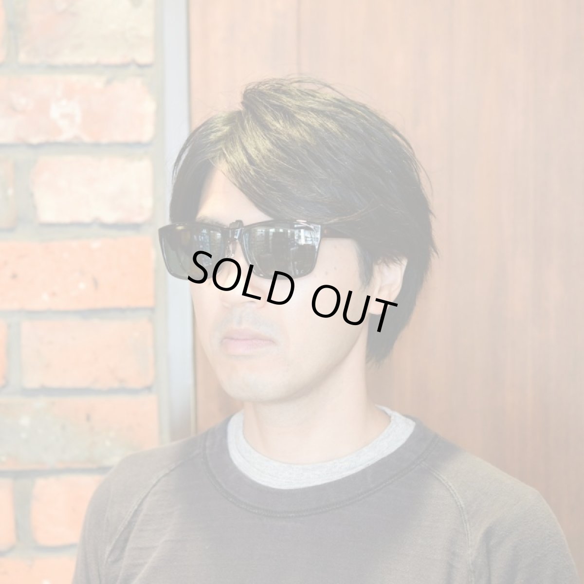 画像8: green glass グリーングラス 折りたたみクリップオンサングラス ブラックシャイニー/偏光グレー (8)