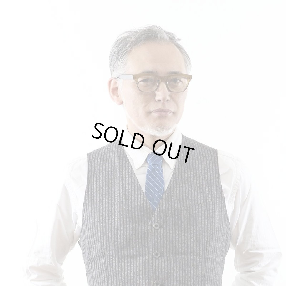 画像4: 増永眼鏡 MASUNAGA メガネフレーム 光輝 KOOKI 000-23 クリアブラウンハーフ＆ブラック/デモレンズ (4)