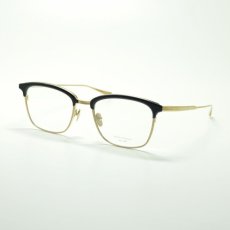 画像1: MASUNAGA since 1905 BASIE col-35 NAVY/GOLD メガネ 眼鏡 めがね メンズ レディース おしゃれ ブランド 人気 おすすめ フレーム 流行り 度付き レンズ (1)