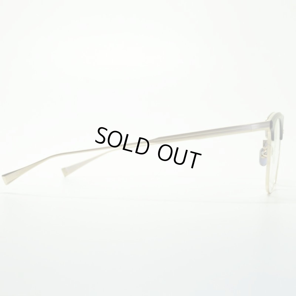 画像3: MASUNAGA since 1905 BASIE col-35 NAVY/GOLD メガネ 眼鏡 めがね メンズ レディース おしゃれ ブランド 人気 おすすめ フレーム 流行り 度付き レンズ (3)