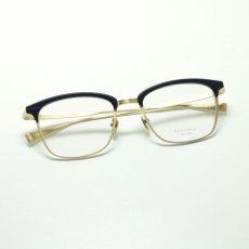 画像4: MASUNAGA since 1905 BASIE col-35 NAVY/GOLD メガネ 眼鏡 めがね メンズ レディース おしゃれ ブランド 人気 おすすめ フレーム 流行り 度付き レンズ (4)