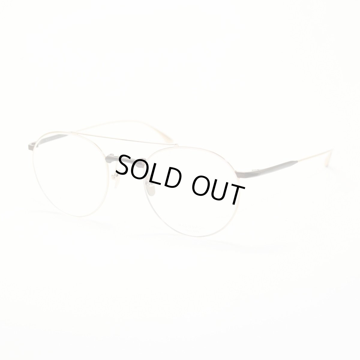 画像2: 増永眼鏡 MASUNAGA since 1905 BAY BRIDGE col-23 BR/GOLD (2)