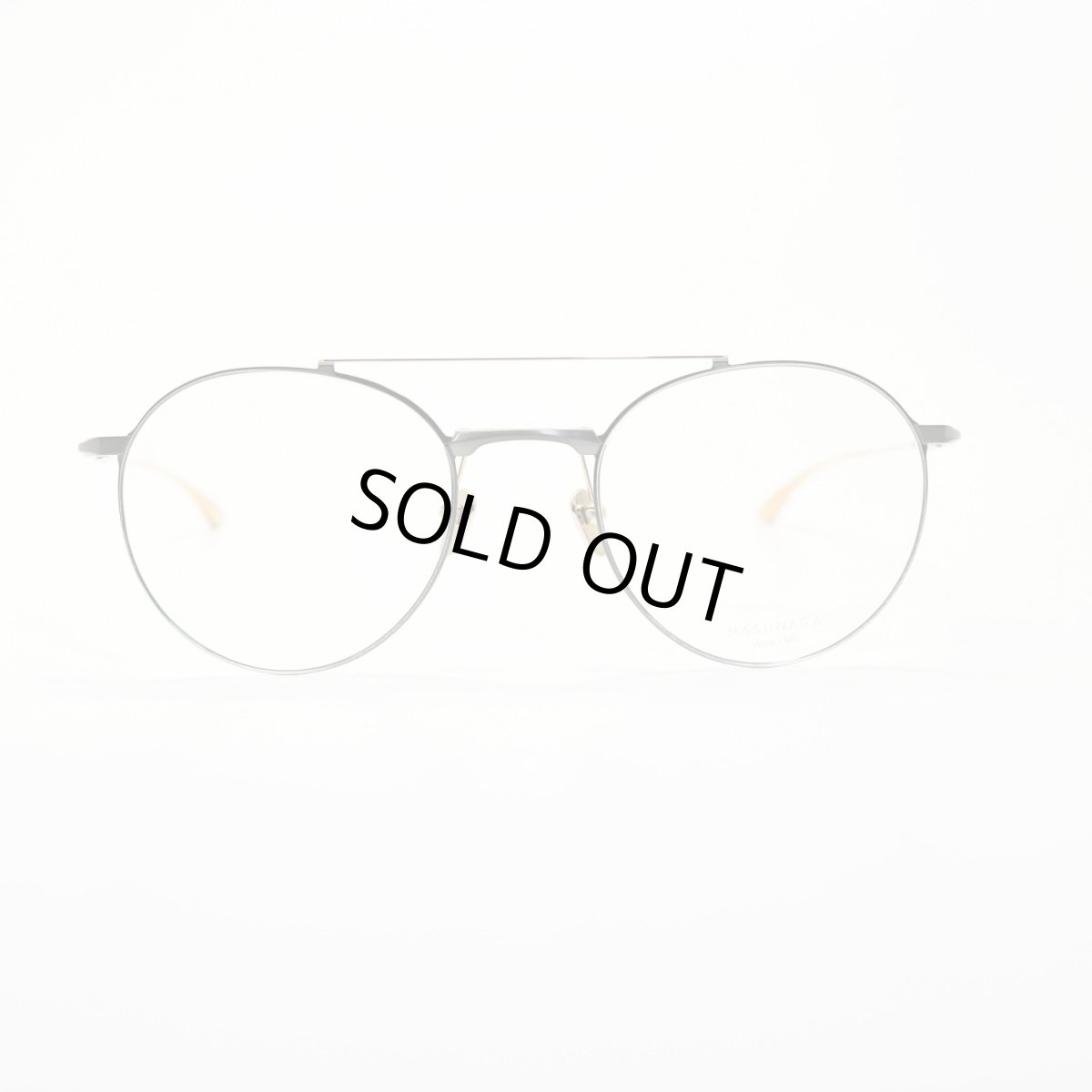 画像3: 増永眼鏡 MASUNAGA since 1905 BAY BRIDGE col-39 BK/GOLD (3)