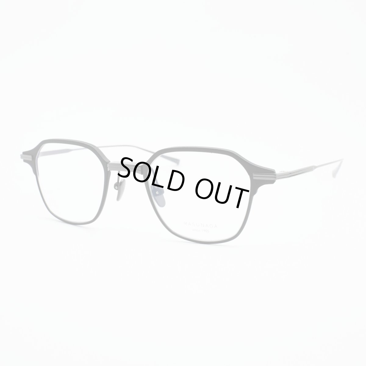 画像2: 増永眼鏡 MASUNAGA since 1905 BLEECKER col-49 BLACK  (2)