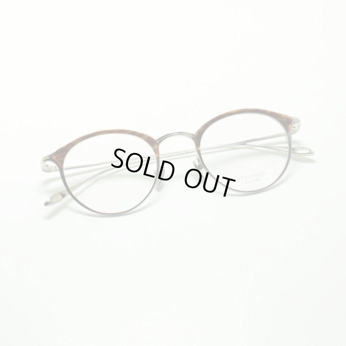 画像4: MASUNAGA since 1905 COCO col-15 BL/BR メガネ 眼鏡 めがね メンズ レディース おしゃれ ブランド 人気 おすすめ フレーム 流行り 度付き レンズ (4)