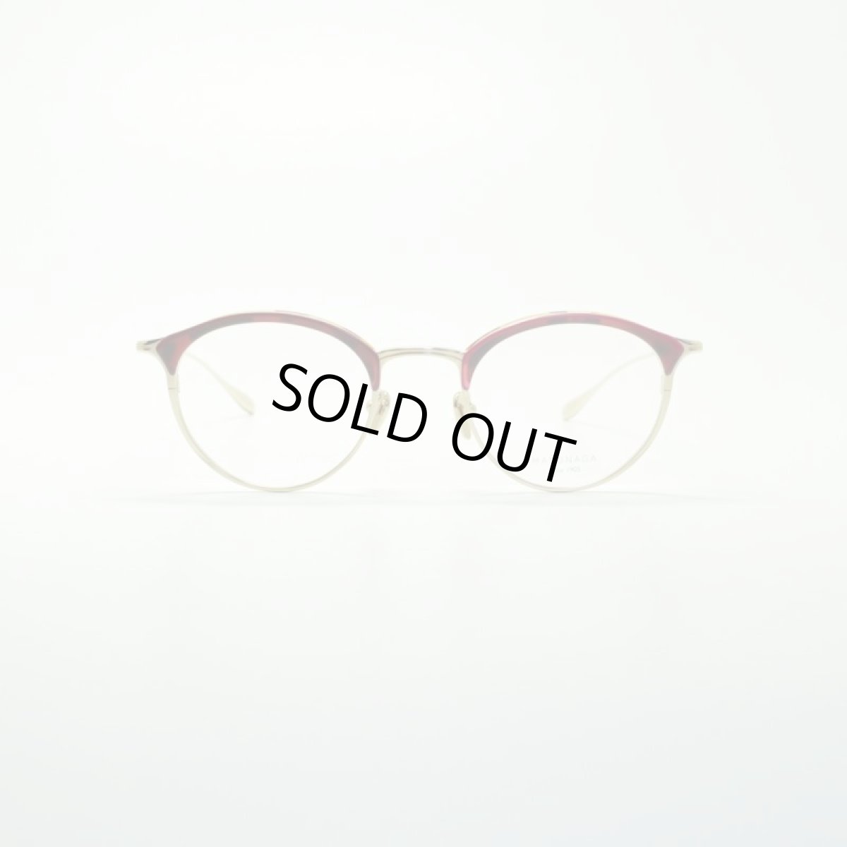 画像2: MASUNAGA since 1905 COCO col-27 RED/DEMI メガネ 眼鏡 めがね メンズ レディース おしゃれ ブランド 人気 おすすめ フレーム 流行り 度付き レンズ (2)