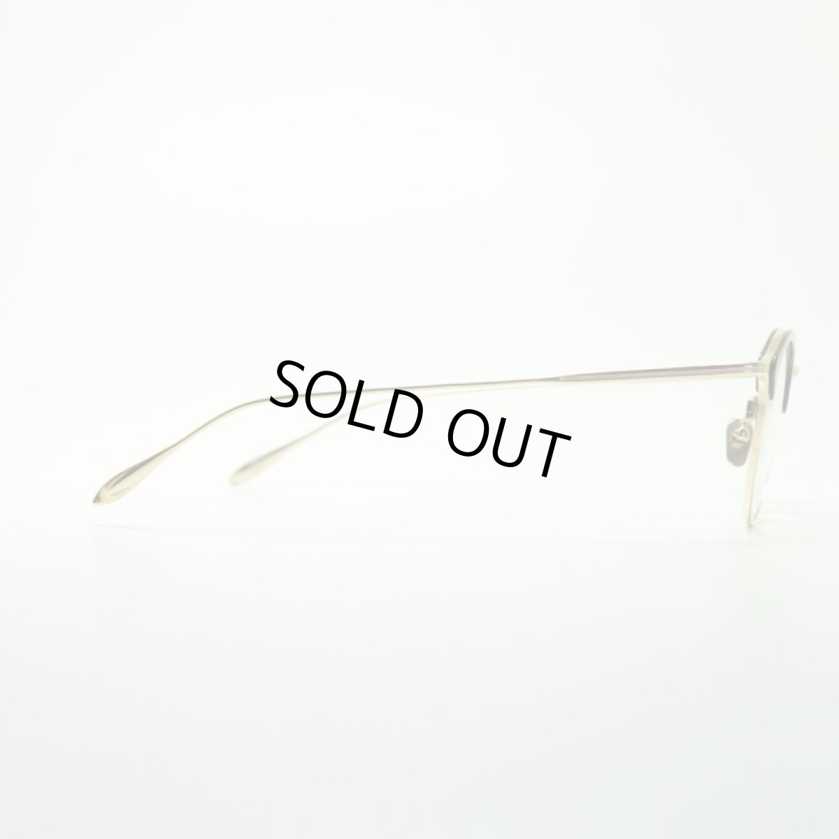 画像3: MASUNAGA since 1905 COCO col-39 BK/GP メガネ 眼鏡 めがね メンズ レディース おしゃれ ブランド 人気 おすすめ フレーム 流行り 度付き レンズ (3)