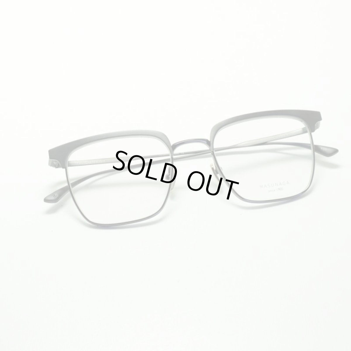 画像4: MASUNAGA since 1905 COLLINS col-39 BK/BK メガネ 眼鏡 めがね メンズ レディース おしゃれ ブランド 人気 おすすめ フレーム 流行り 度付き レンズ (4)