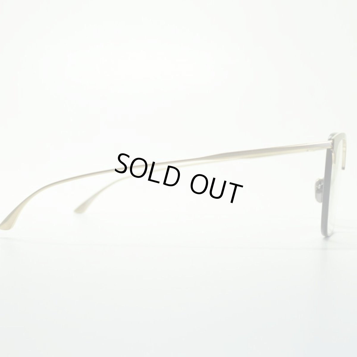 画像3: MASUNAGA since 1905 COLLINS col-49 BK/GOLD メガネ 眼鏡 めがね メンズ レディース おしゃれ ブランド 人気 おすすめ フレーム 流行り 度付き レンズ (3)