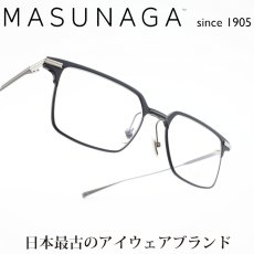画像1: 増永眼鏡 MASUNAGA since 1905 CROSBY col-19 DBL/BLACK  (1)