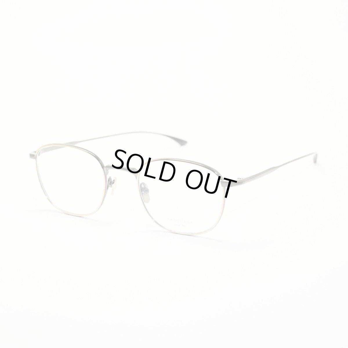 画像2: 増永眼鏡 MASUNAGA since 1905 DAILY NEWS LTD GOLD/BLACK (2)