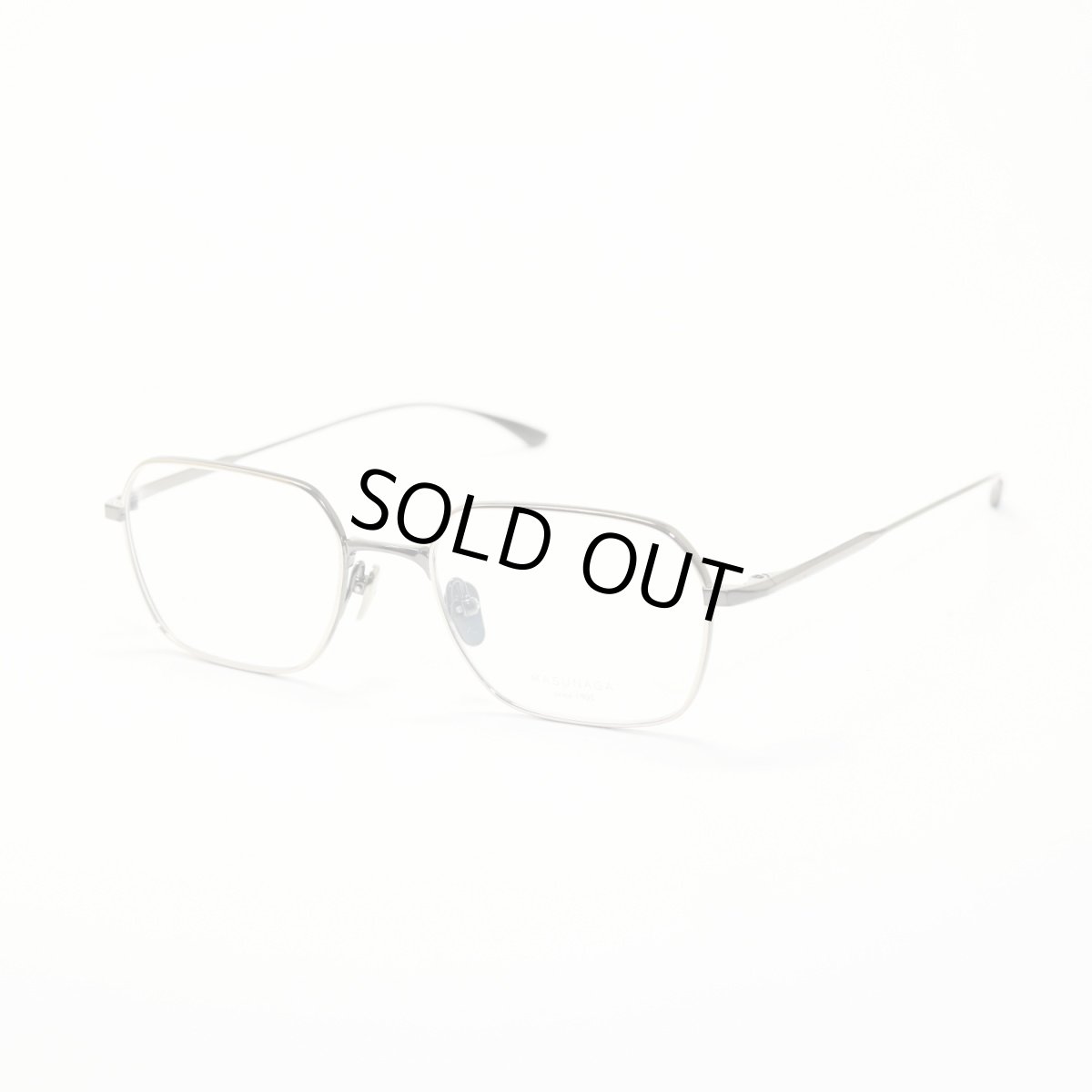 画像2: 増永眼鏡 MASUNAGA since 1905 DESKEY LTD SILVER/BLACK (2)