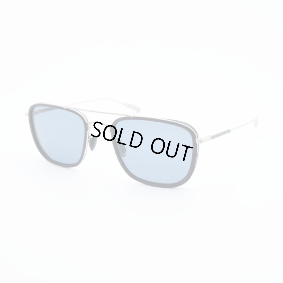 画像2: 増永眼鏡 MASUNAGA since 1905 DIZZY col-S22 SILVER/偏光ブルー (2)