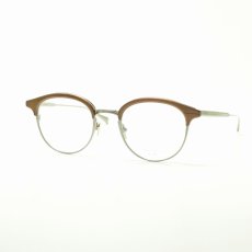 画像2: 増永眼鏡 MASUNAGA since 1905 ELLINGTON col-13 BROWN/GRY メガネ 眼鏡 めがね メンズ レディース おしゃれ ブランド 人気 おすすめ フレーム 流行り 度付き レンズ (2)