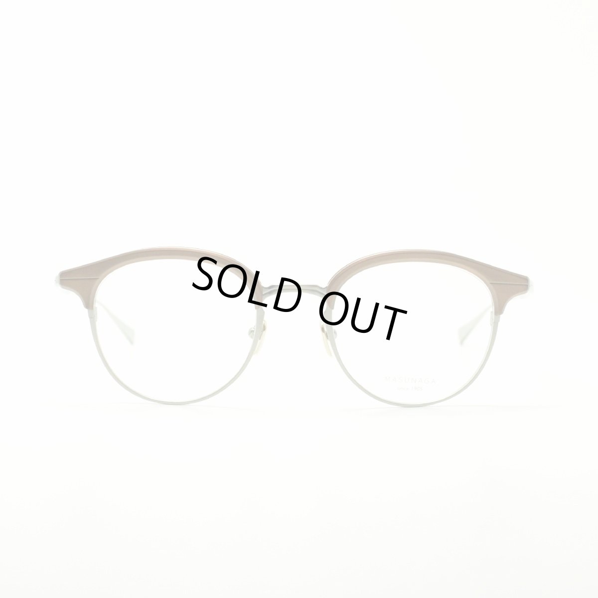 画像3: 増永眼鏡 MASUNAGA since 1905 ELLINGTON col-13 BROWN/GRY メガネ 眼鏡 めがね メンズ レディース おしゃれ ブランド 人気 おすすめ フレーム 流行り 度付き レンズ (3)