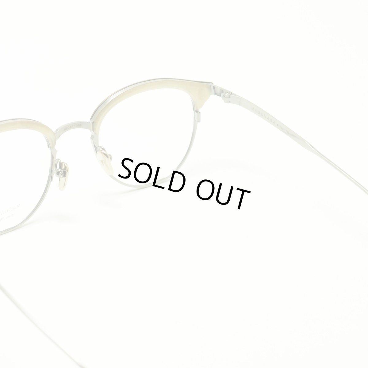 画像5: 増永眼鏡 MASUNAGA since 1905 ELLINGTON col-13 BROWN/GRY メガネ 眼鏡 めがね メンズ レディース おしゃれ ブランド 人気 おすすめ フレーム 流行り 度付き レンズ (5)