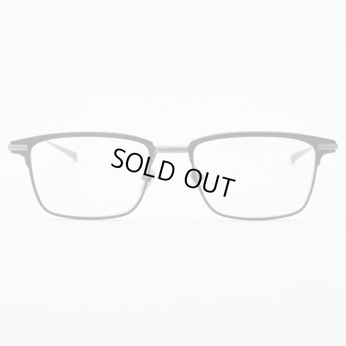 画像3: 増永眼鏡 MASUNAGA FRATIRON col-39 BLACK/GRY (3)