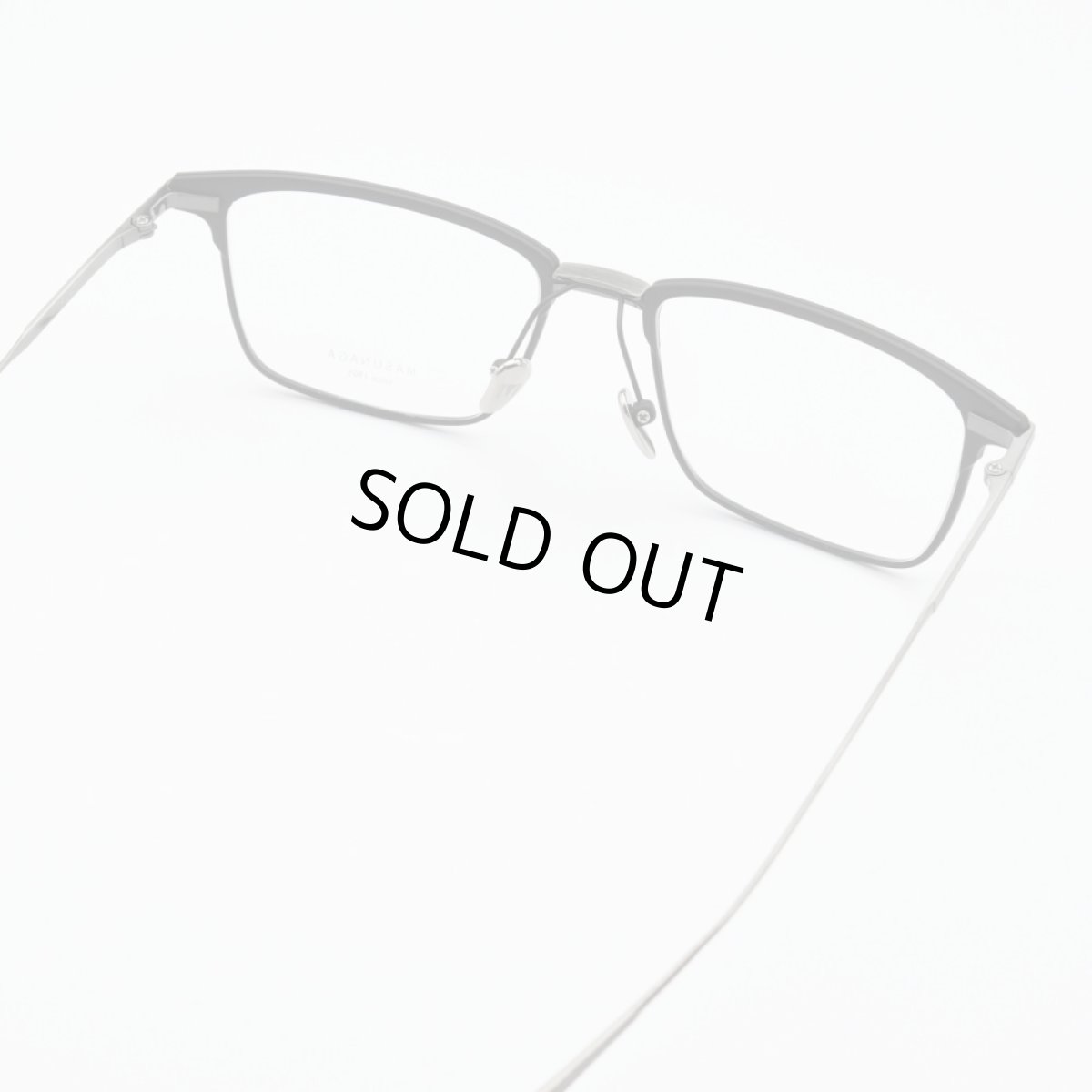 画像4: 増永眼鏡 MASUNAGA FRATIRON col-39 BLACK/GRY (4)