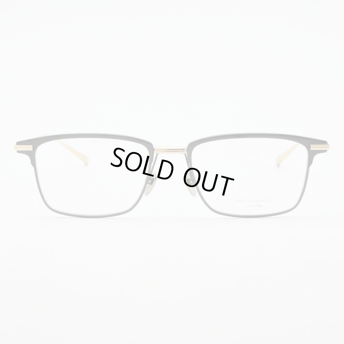 画像3: 増永眼鏡 MASUNAGA FRATIRON col-49 BLACK/GOLD (3)