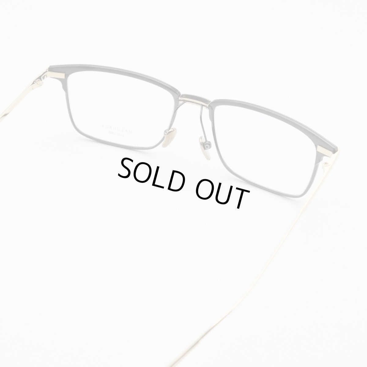 画像4: 増永眼鏡 MASUNAGA FRATIRON col-49 BLACK/GOLD (4)