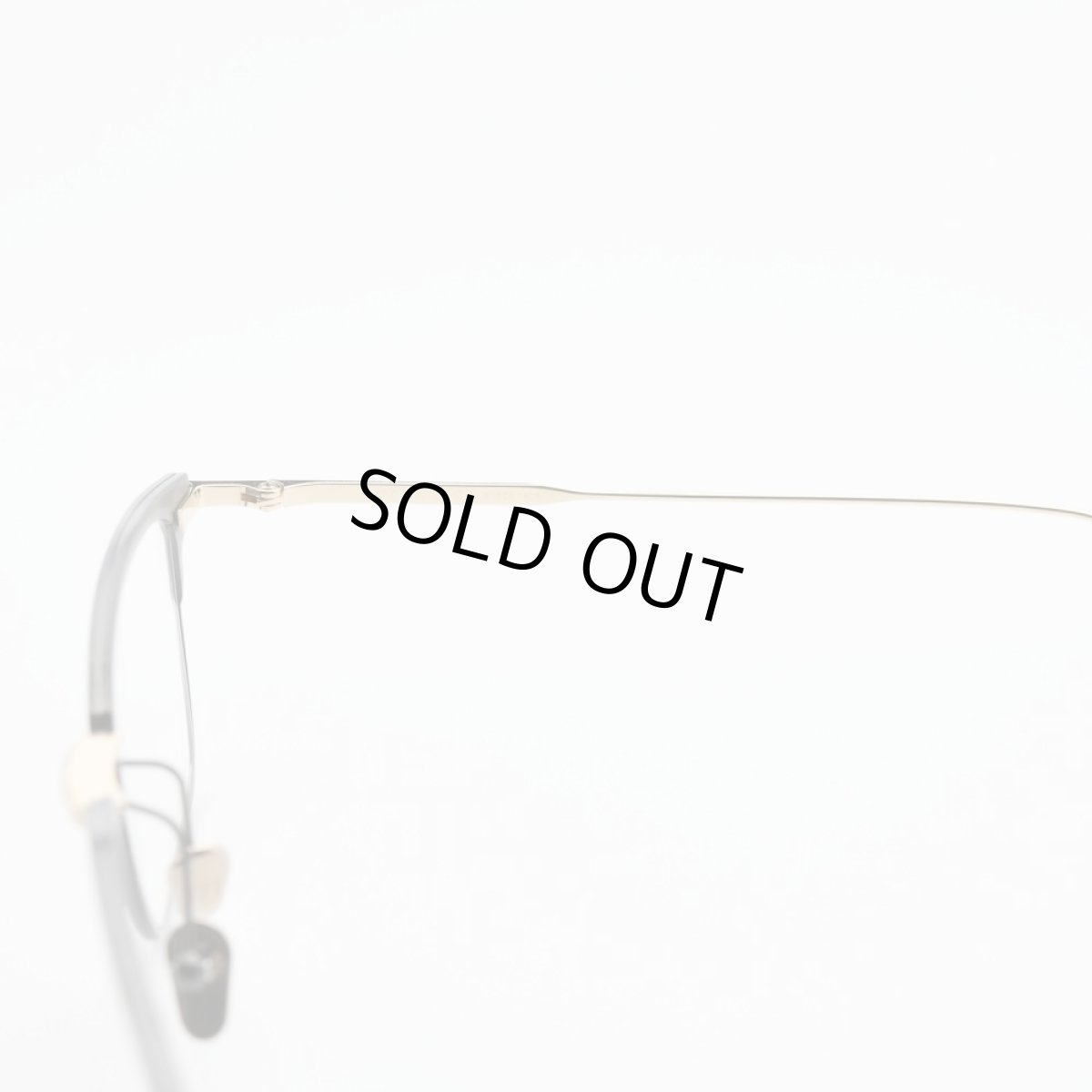 画像7: 増永眼鏡 MASUNAGA FRATIRON col-49 BLACK/GOLD (7)