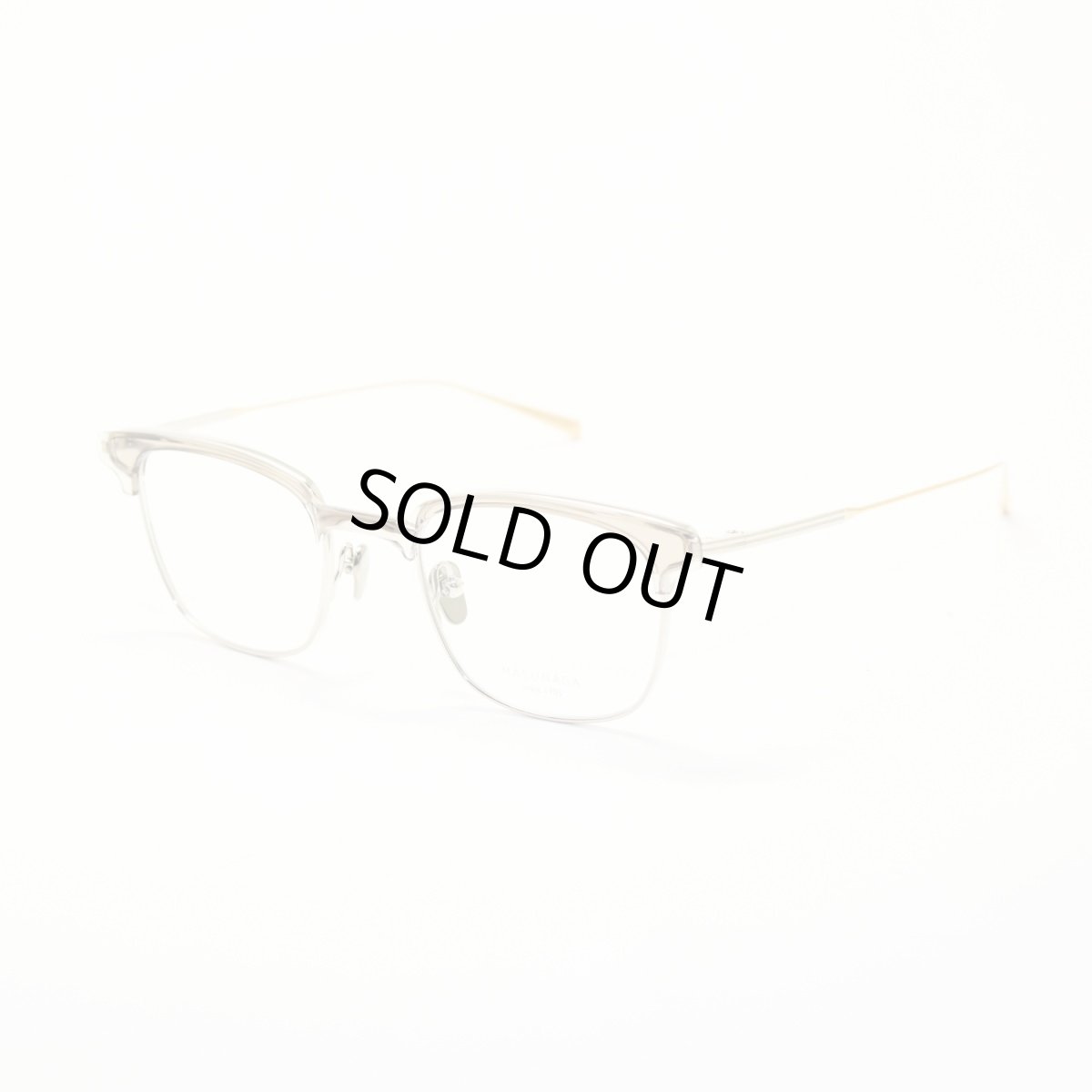 画像2: 増永眼鏡 MASUNAGA since 1905 FULLER col-14 GRY CRYSTAL/SL (2)