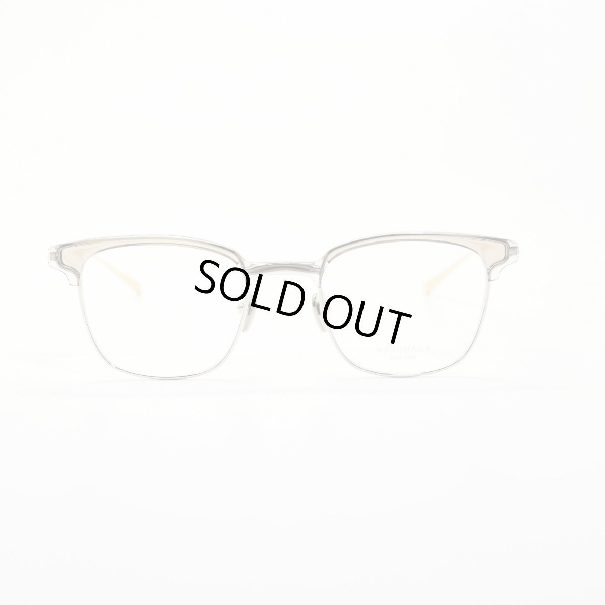 画像3: 増永眼鏡 MASUNAGA since 1905 FULLER col-14 GRY CRYSTAL/SL (3)