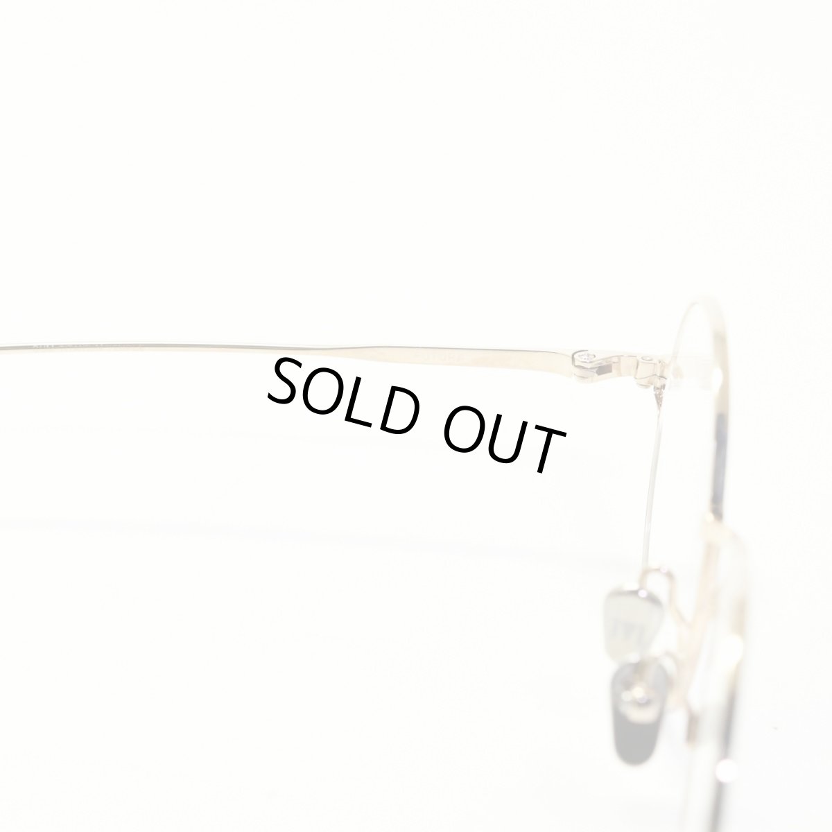 画像6: 増永眼鏡 MASUNAGA since 1905 FUTURA col-51 BLACK/GOLD (6)