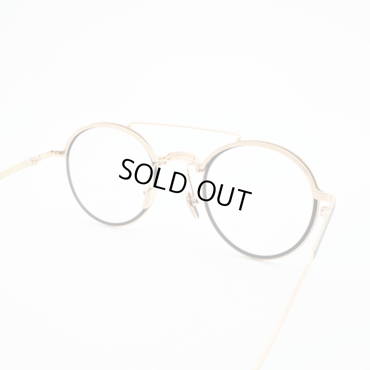 画像5: 増永眼鏡 MASUNAGA since 1905 GLIDE col-21 GOLD/NAVY  (5)