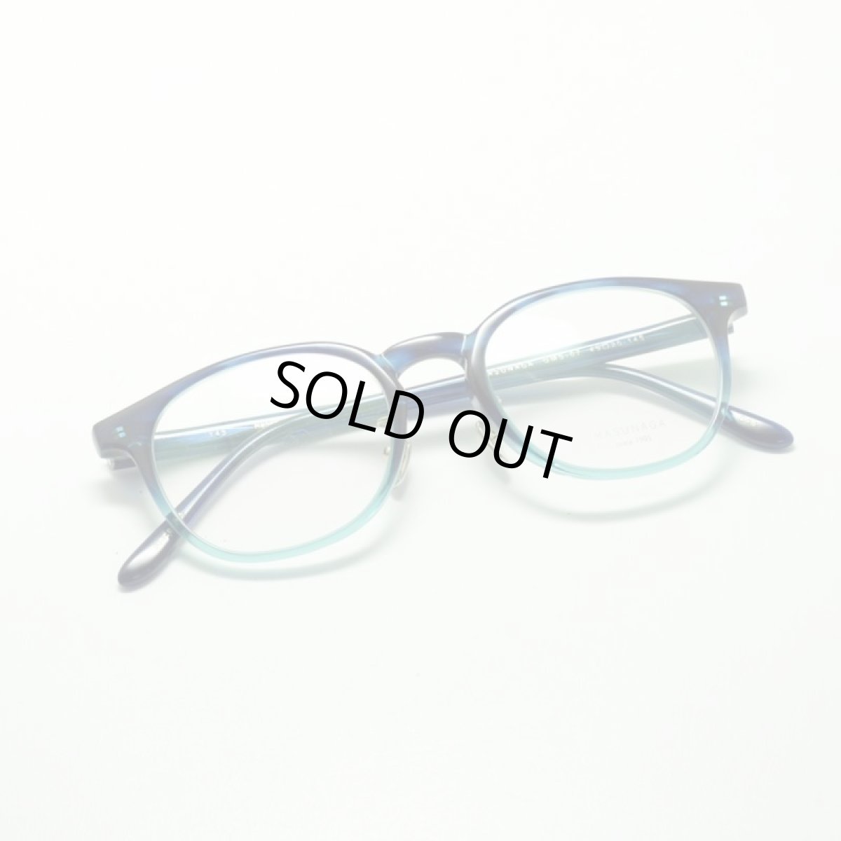 画像4: MASUNAGA GMS-07 col-45 DBL/SBL メガネ 眼鏡 めがね メンズ レディース おしゃれ ブランド 人気 おすすめ フレーム 流行り 度付き レンズ (4)