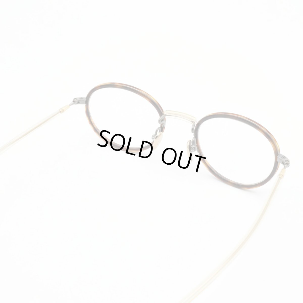 画像5: 増永眼鏡 MASUNAGAGMS-120TS col-13 BROWN/AT-GOLD (5)