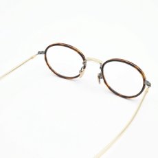 画像5: 増永眼鏡 MASUNAGAGMS-120TS col-13 BROWN/AT-GOLD (5)