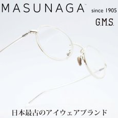 画像1: 増永眼鏡 MASUNAGAGMS-120TS col-34 CLEAR/GP (1)