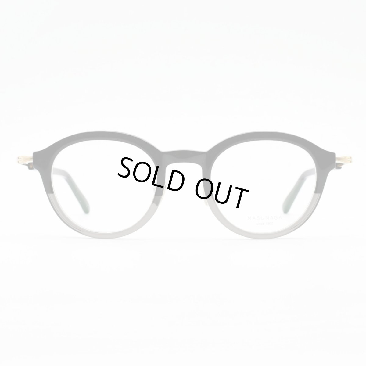 画像3: 増永眼鏡 MASUNAGA GMS-123 col-19 BK-GRY (3)