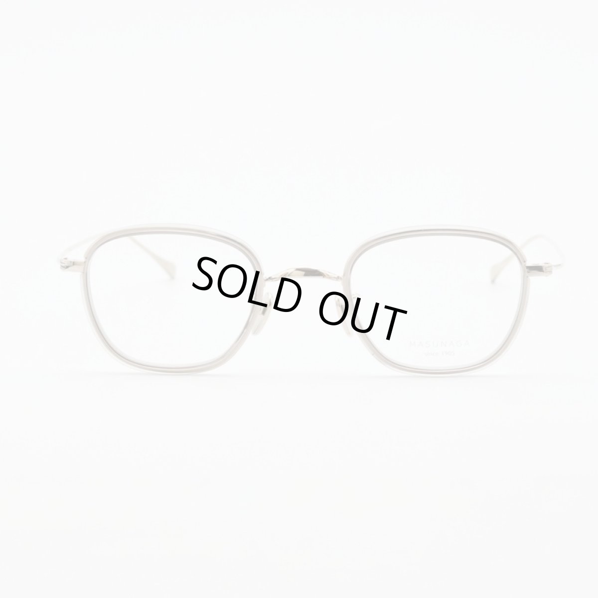 画像3: 増永眼鏡 MASUNAGA GMS 199TS col-114 G/Gry Crystal (3)