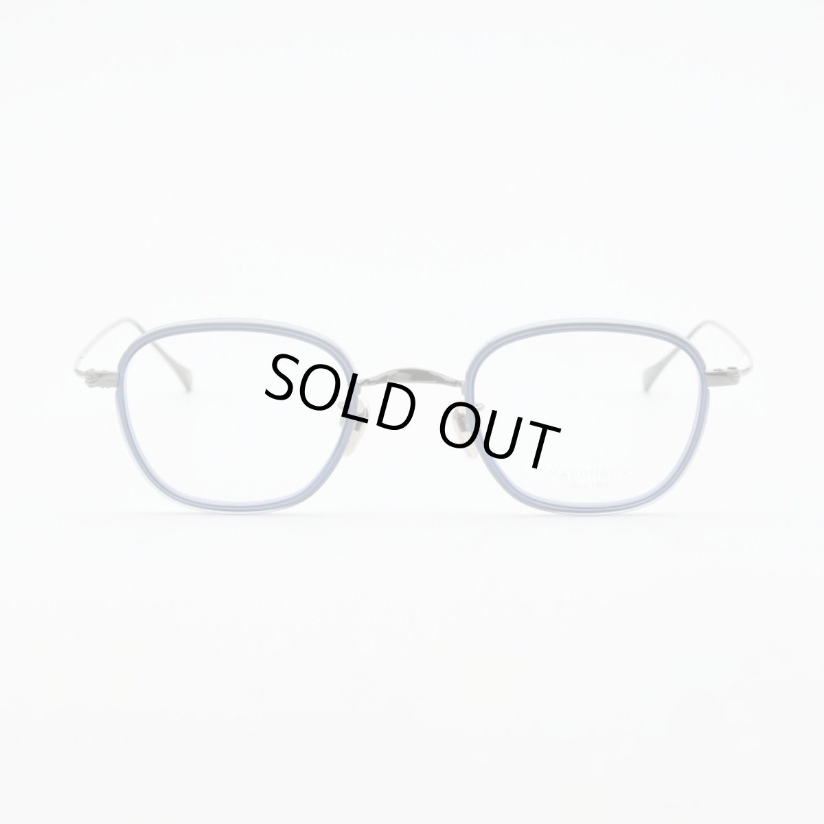 画像3: 増永眼鏡 MASUNAGA GMS 199TS col-245 Graphite/Blue (3)