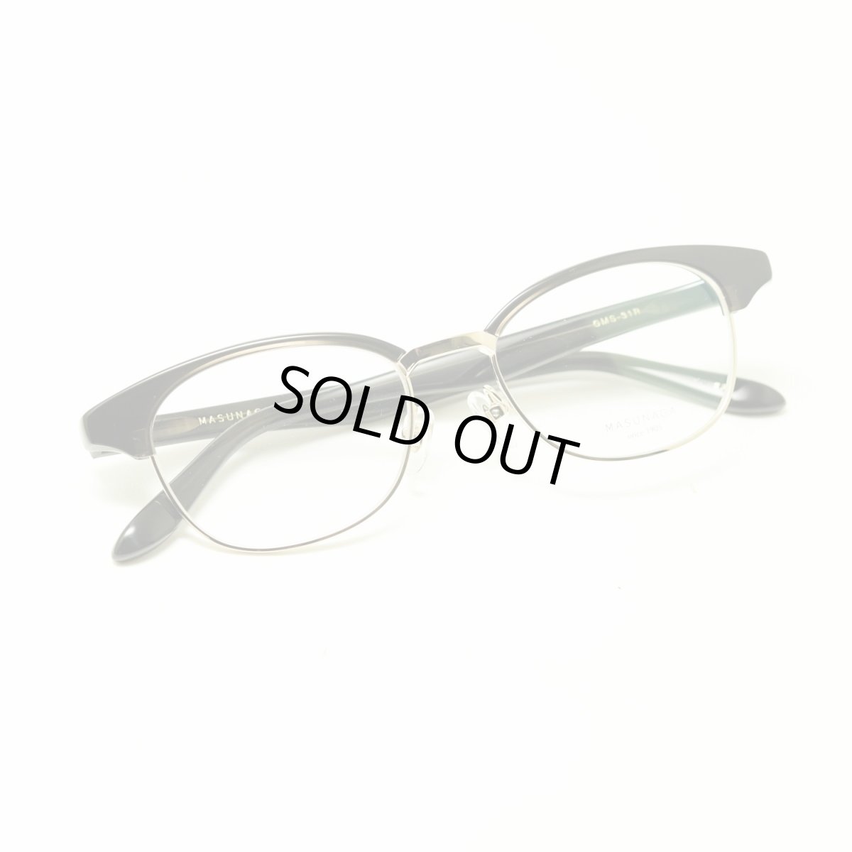 画像5: 増永眼鏡 MASUNAGA GMS-31R col-39 Black (5)