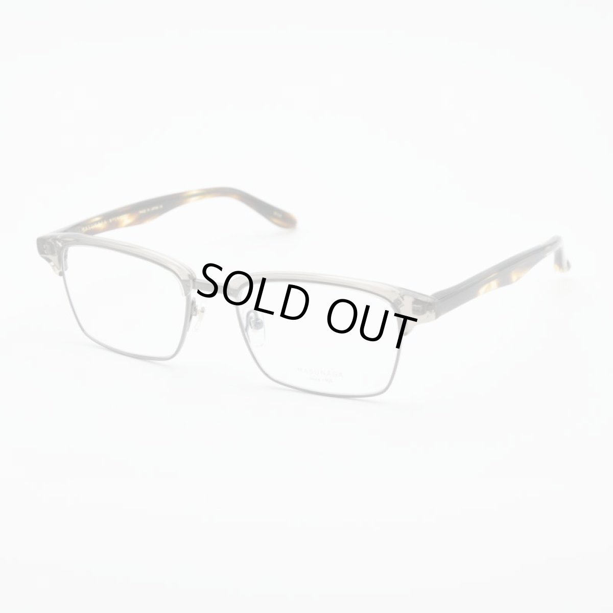 画像2: 増永眼鏡 MASUNAGA GMS 35 col-34 GRY CRYSTAL (2)