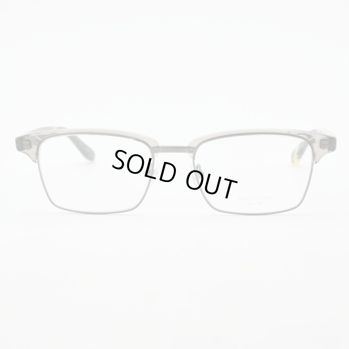 画像3: 増永眼鏡 MASUNAGA GMS 35 col-34 GRY CRYSTAL (3)