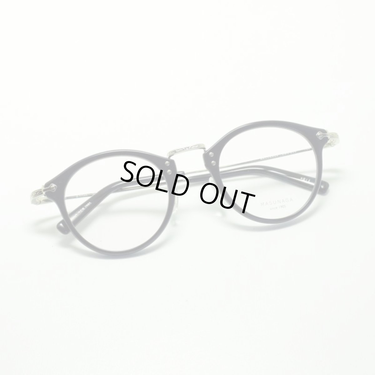 画像4: MASUNAGA GMS-805 col-B11 NAVY/SLV メガネ 眼鏡 めがね メンズ レディース おしゃれ ブランド 人気 おすすめ フレーム 流行り 度付き レンズ (4)