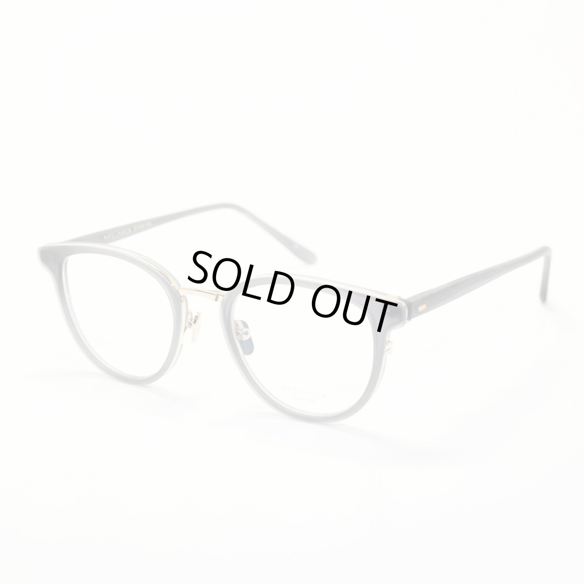 画像2: 増永眼鏡 MASUNAGA GMS 822 col-B1 GRY-GP (2)