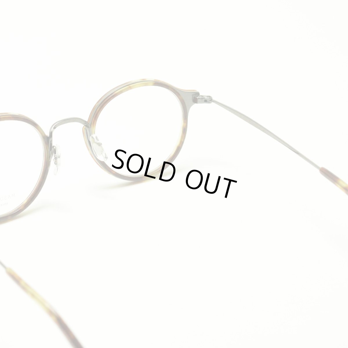 画像5: 増永眼鏡 MASUNAGA GMS-826 col-34 DEMI/GRY メガネ 眼鏡 めがね メンズ レディース おしゃれ ブランド 人気 おすすめ フレーム 流行り 度付き レンズ (5)