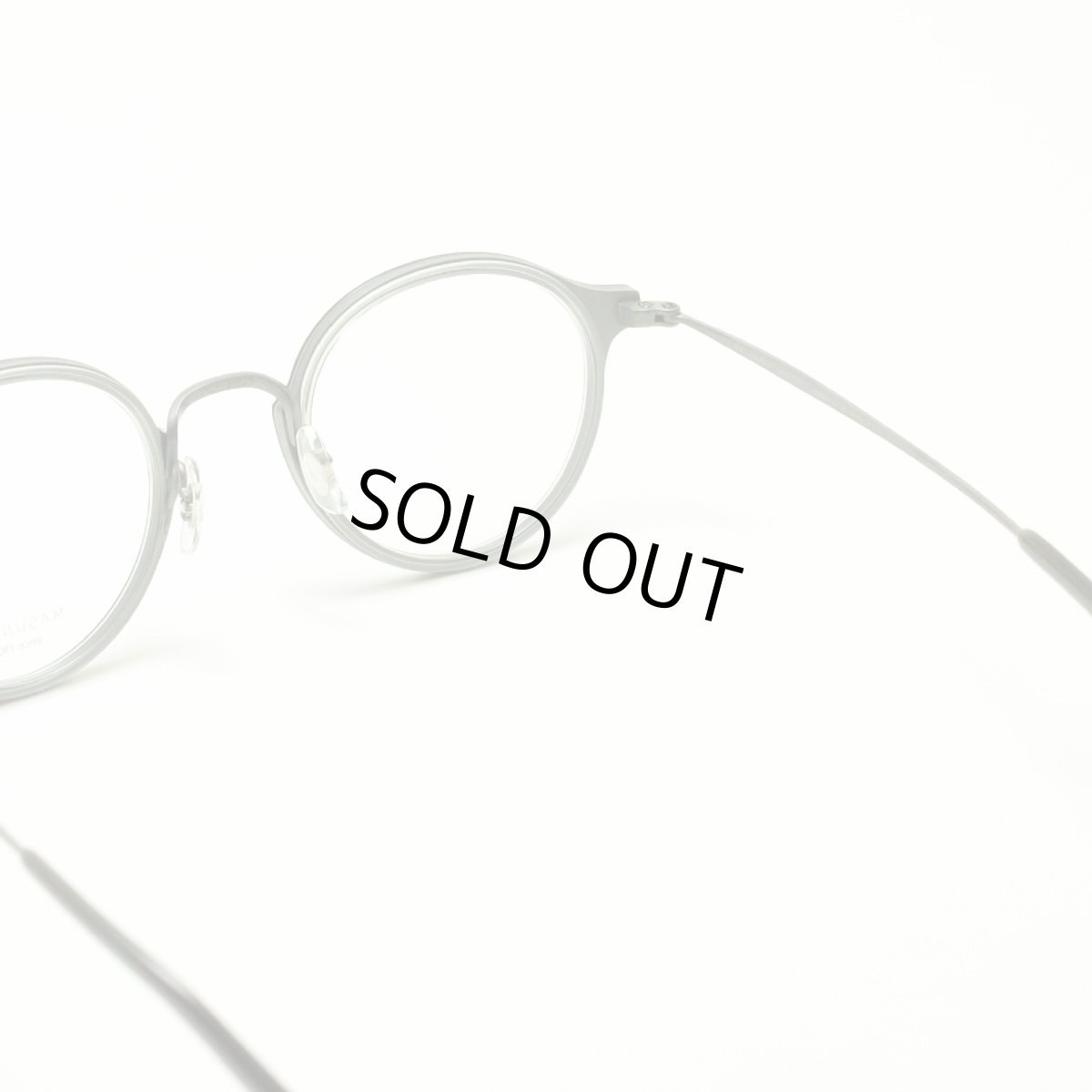 画像5: 増永眼鏡 MASUNAGA GMS-826 col-49 BK/BK メガネ 眼鏡 めがね メンズ レディース おしゃれ ブランド 人気 おすすめ フレーム 流行り 度付き レンズ (5)