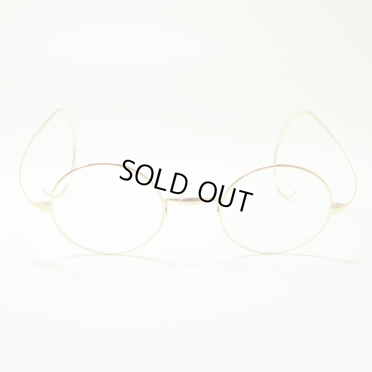 画像2: 増永眼鏡 MASUNAGA メガネフレーム MASUNAGA GOLD FRAME マスナガ ゴールド フレーム G.M.S. ジーエムエス GMS-９９９E 18K ゴールド18金/クリアレンズ (2)