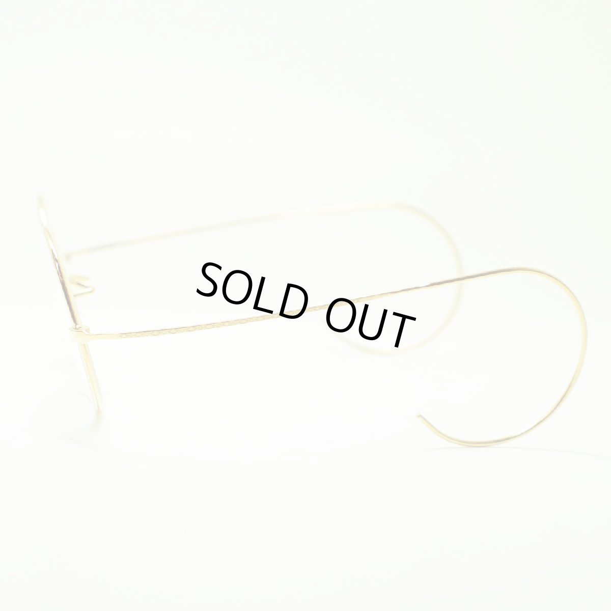 画像3: 増永眼鏡 MASUNAGA メガネフレーム MASUNAGA GOLD FRAME マスナガ ゴールド フレーム G.M.S. ジーエムエス GMS-９９９E 18K ゴールド18金/クリアレンズ (3)